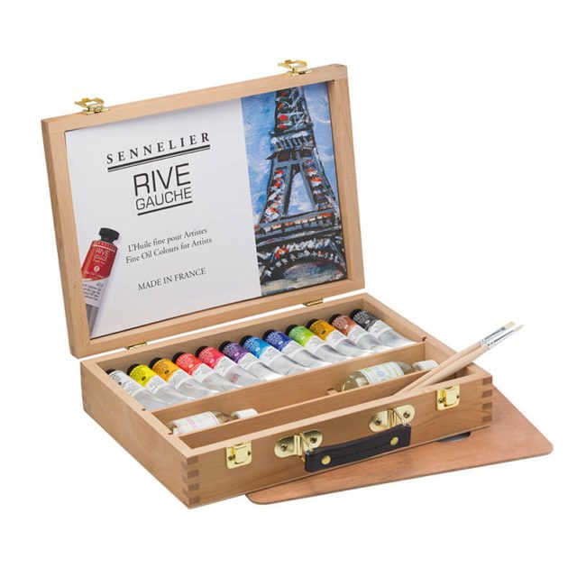 Sennelier - Coffret Huile Fine - Rive Gauche - 12x40ml