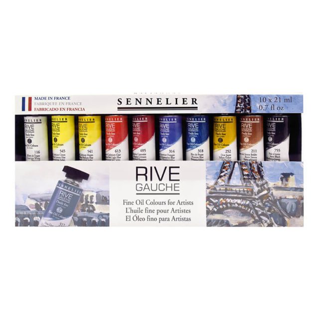 Sennelier - Set Huile Fine - Rive Gauche - 10x21ml