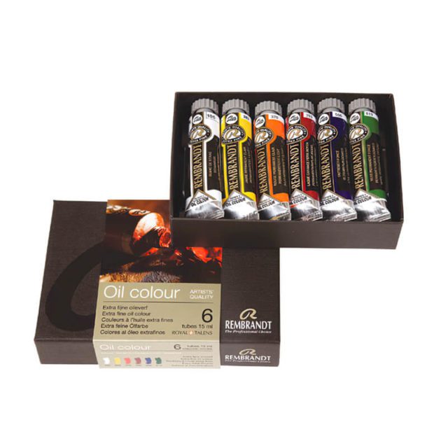 Rembrandt - Set Débutant Huile Extra-Fine - 6x15ml