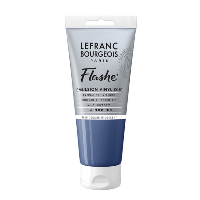 Lefranc Bourgeois - Flashe Acrylique - 80ml - Bleu Cendré