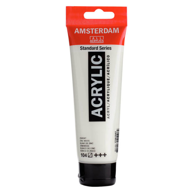 Amsterdam - Acrylique Standard Series - 120ml - Blanc de Zinc