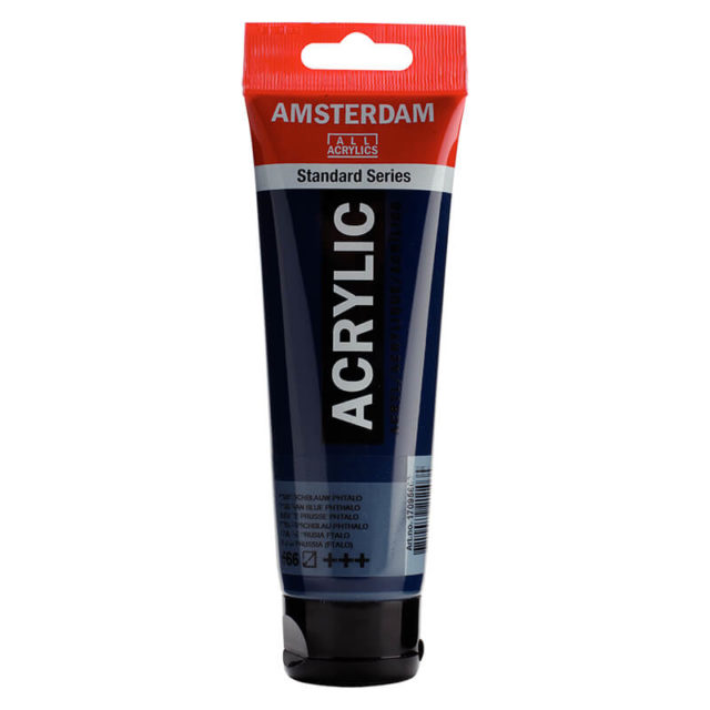Amsterdam - Acrylique Standard Series - 120ml - Bleu Prusse Phtalocyanine