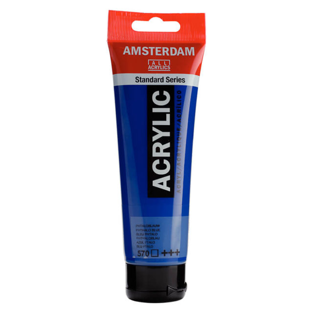 Amsterdam - Acrylique Standard Series - 120ml - Bleu Phtalocyanine