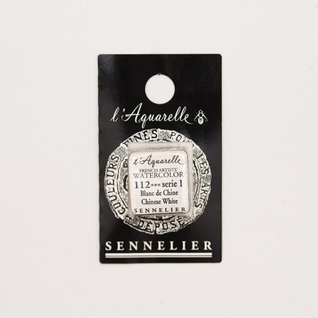 Sennelier - Aquarelle Extra-Fine - ½ Godet - S1 - Blanc de Chine