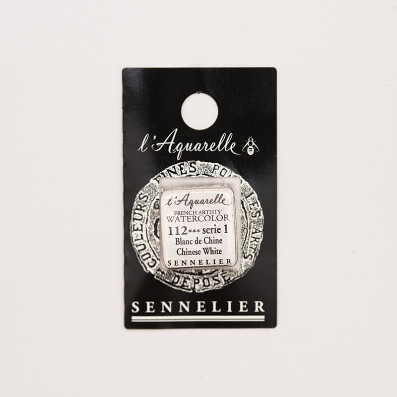 Sennelier - Aquarelle Extra-Fine - ½ Godet - S1 - Blanc de Chine