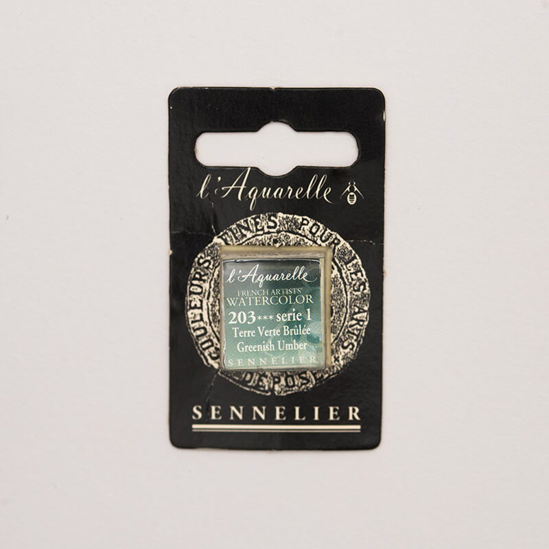Sennelier - Aquarelle Extra-Fine - ½ Godet - S1 - Terre Verte Brûlée