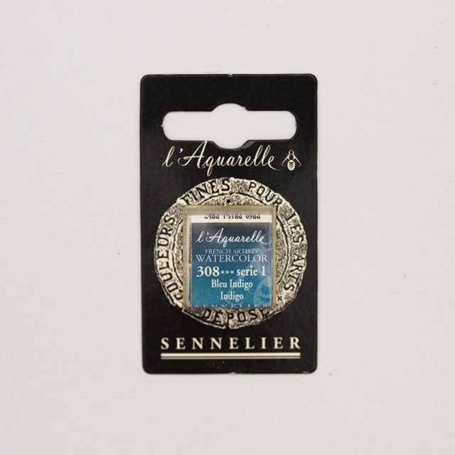 Sennelier - Aquarelle Extra-Fine - ½ Godet - S1 - Bleu Indigo