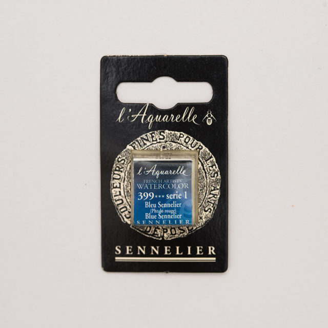 Sennelier - Aquarelle Extra-Fine - ½ Godet - S1 - Bleu Sennelier