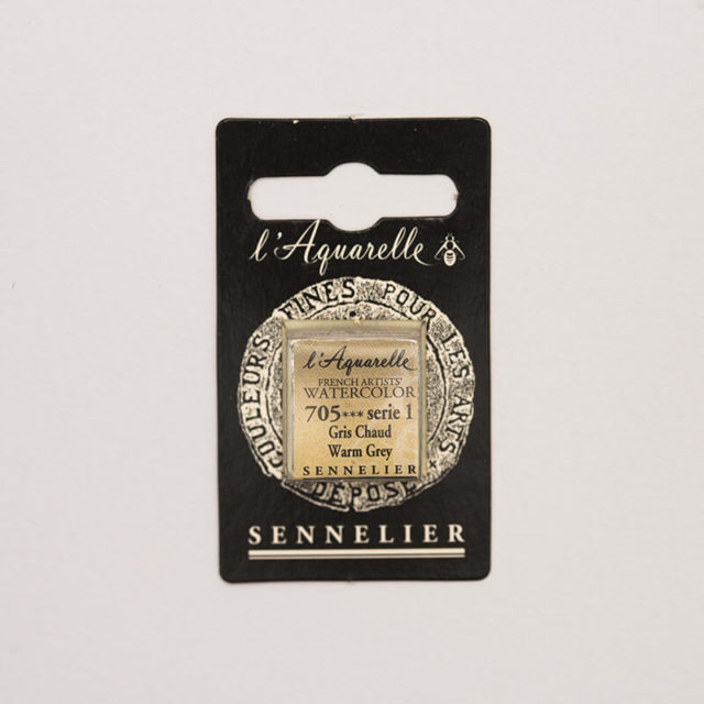 Sennelier - Aquarelle Extra-Fine - ½ Godet - S1 - Gris Chaud