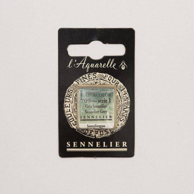 Sennelier - Aquarelle Extra-Fine - ½ Godet - S1 - Gris Sennelier