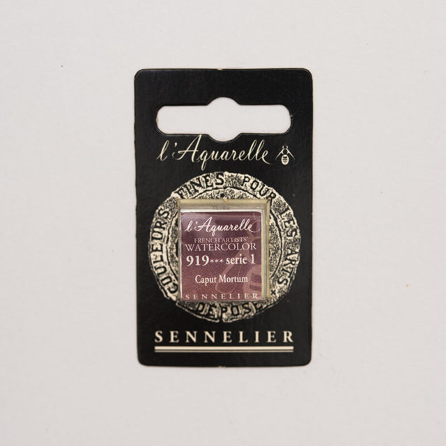 Sennelier - Aquarelle Extra-Fine - ½ Godet - S1 - Caput Mortum