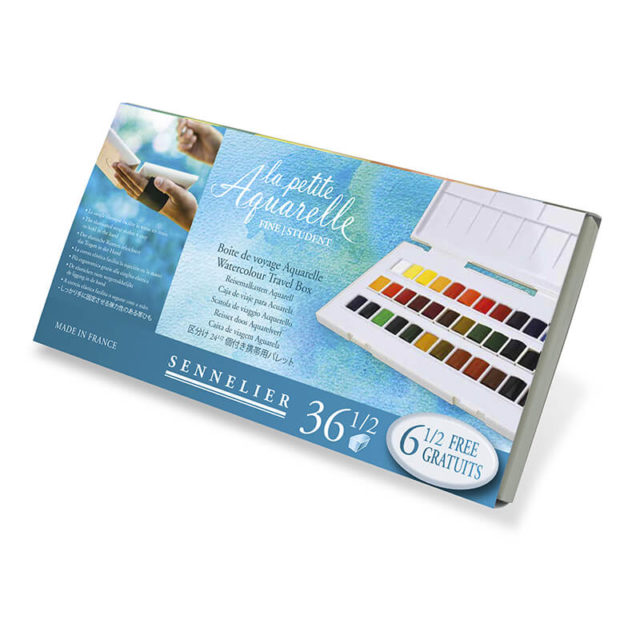 Sennelier - Aquarelle Fine - Boîte De Voyage La Petite Aquarelle - 36x½ Godets