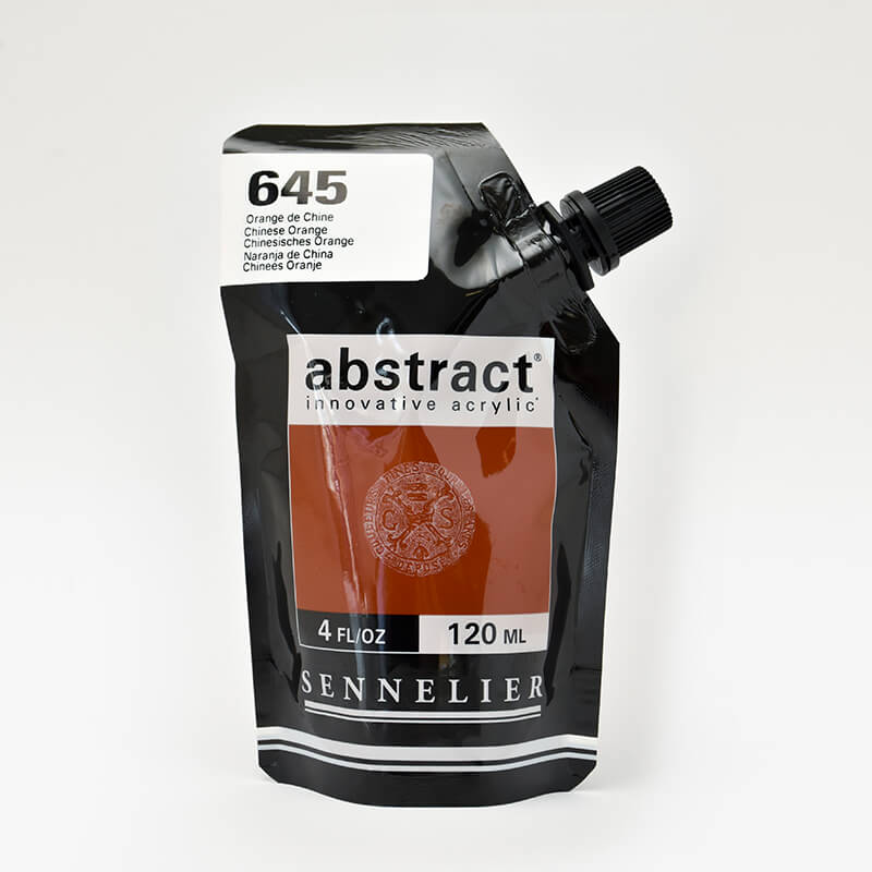 Sennelier - Abstract Acrylique - 120ml - Orange de Chine 645