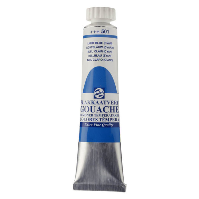 Talens - Gouache Extra-Fine - 20ml - Bleu Clair Cyan