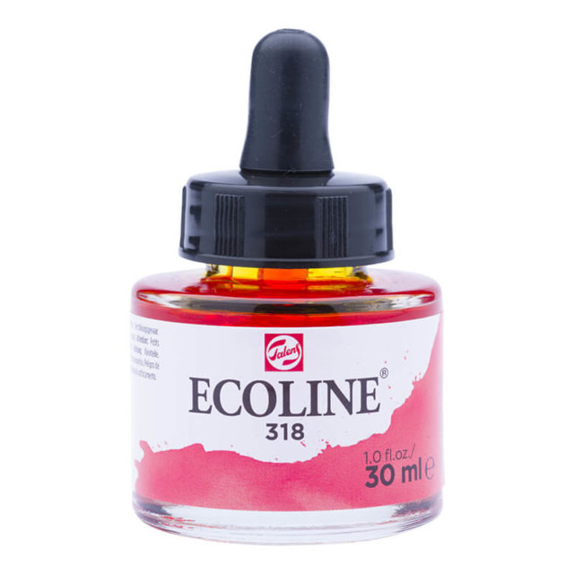 Talens - Encre Aquarelle Ecoline - 30ml - Carmin