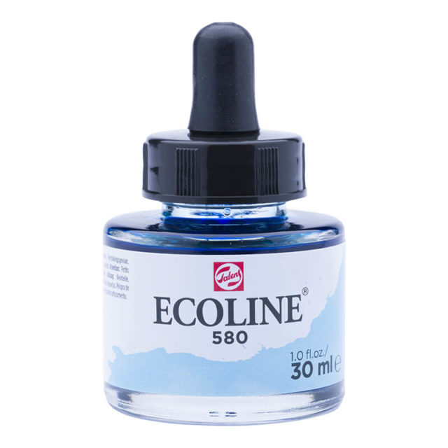 Talens - Encre Aquarelle Ecoline - 30ml - Bleu Pastel