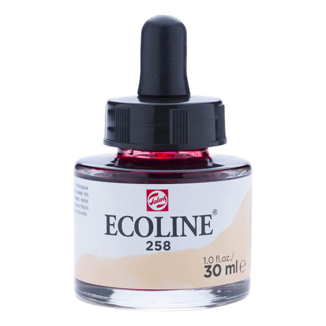 Talens - Encre Aquarelle Ecoline - 30ml - Abricot