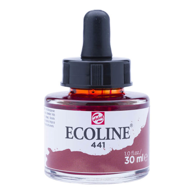 Talens - Encre Aquarelle Ecoline - 30ml - Acajou