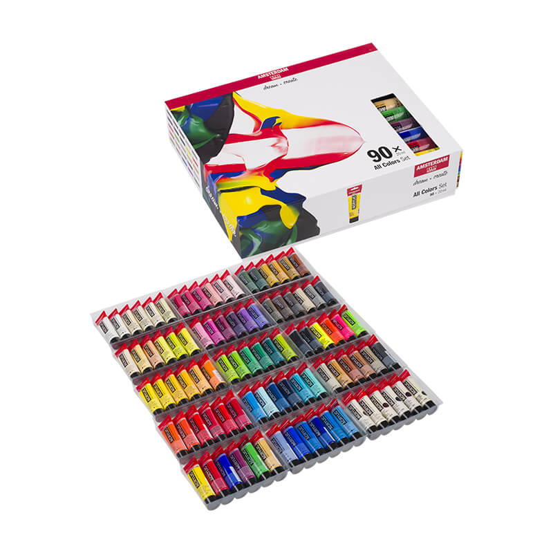 Amsterdam - Set Acrylique Fine Standard Series - 90x20ml