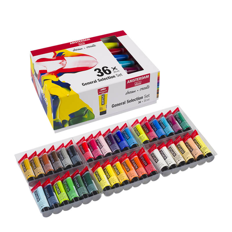 Amsterdam - Set Acrylique Fine Standard Series - 36x20ml