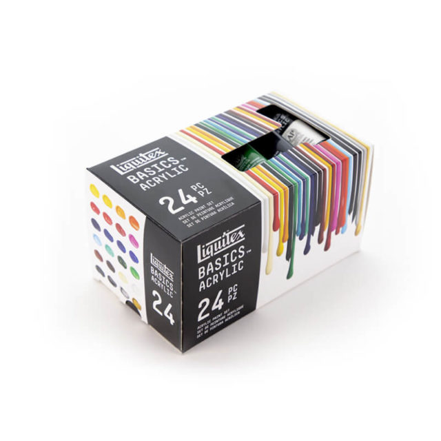 Liquitex - Set Basics Acrylique Fine - 24x22ml
