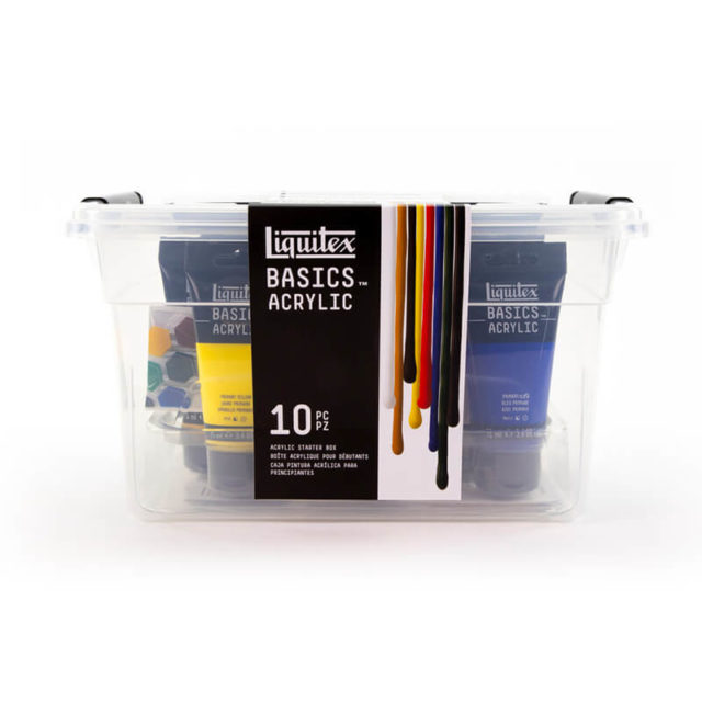 Liquitex - Boîte Basics Acrylique Fine Pour Débutants