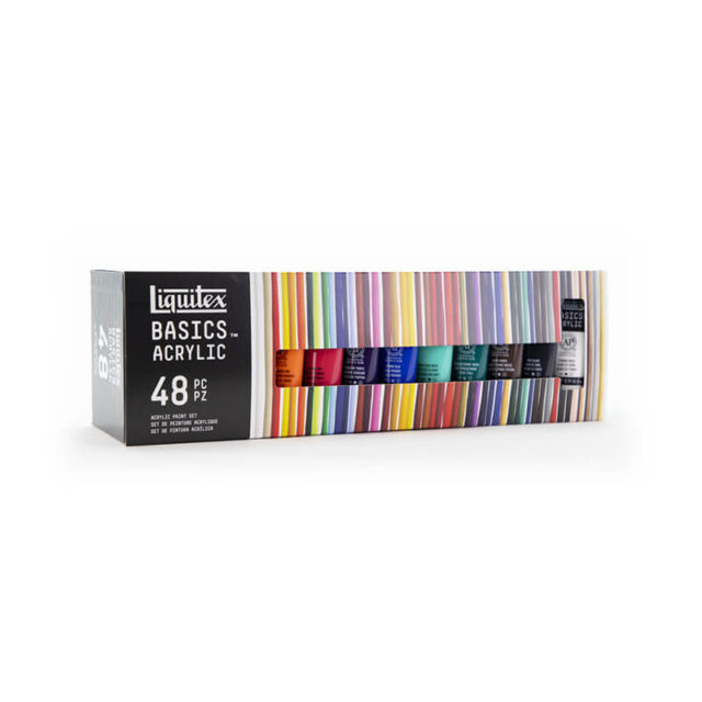 Liquitex - Set Basics Acrylique Fine Fine - 48x22ml